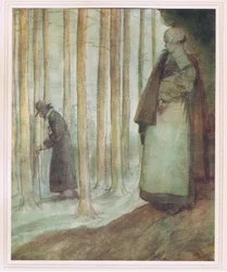 Dort wohnte, dort trat, die Füße eines